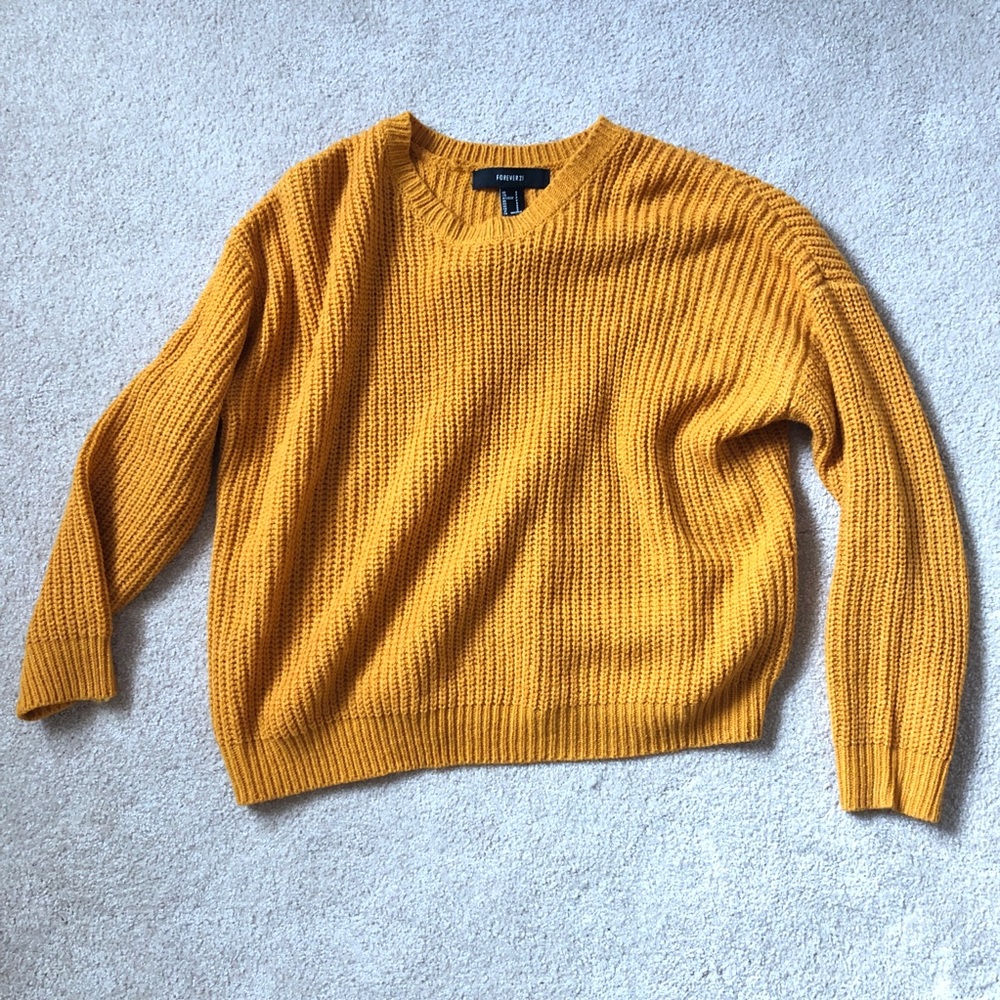 Mustard yellow sweater